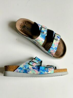 MEPHISTO Harmony Sandals ‘Sky Blue Lagoon’-Women’s size 38 (8 US)